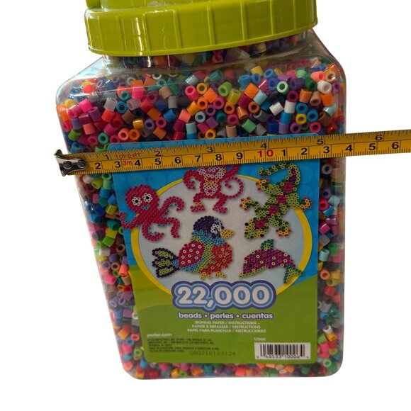 PERLER BEADS ONLY open container multicolored refills up to 22,000 beads ages 6+ - Picture 5 of 5